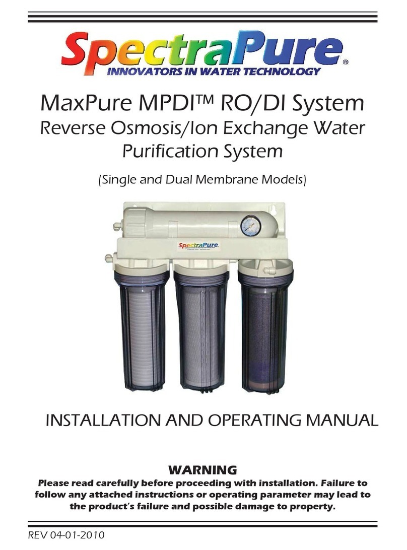 SpectraPure MaxPure MPDI RO System User manual