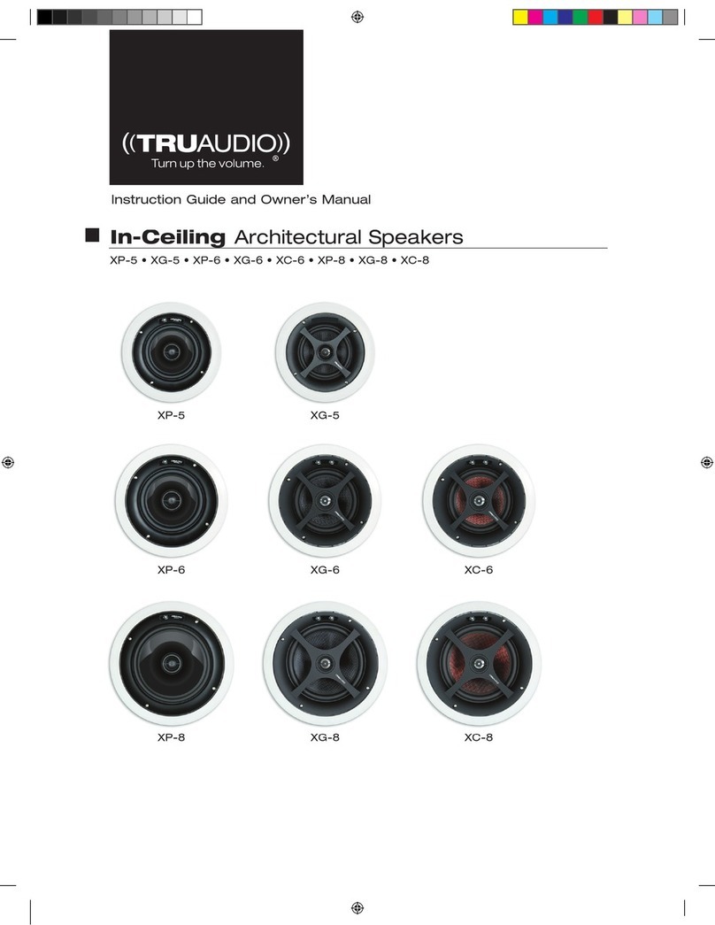 TRU Audio XP-5 User manual