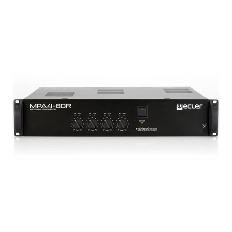 Ecler MPA6-80R User manual
