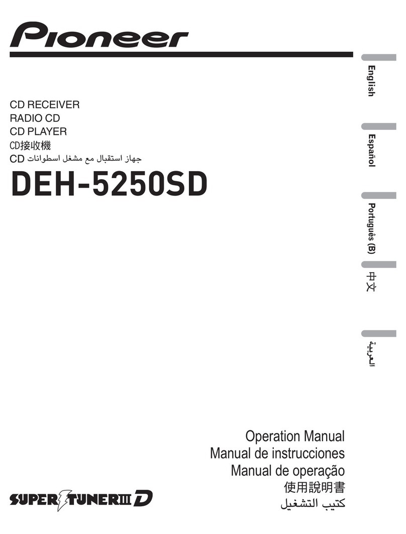 Pioneer DEH-5250SD Operation manual