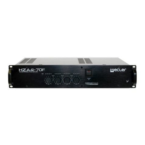 Ecler HZA4-70F User manual