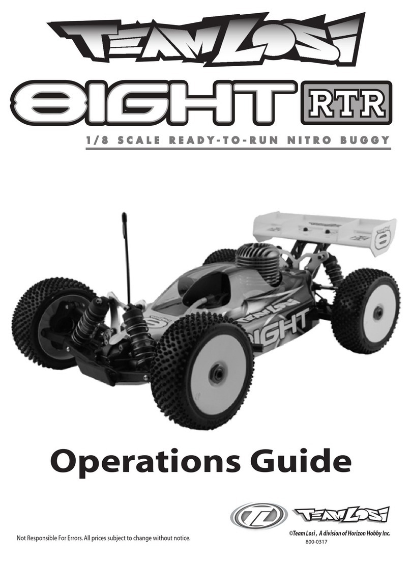 Team Losi 8ight RTR Operation guide