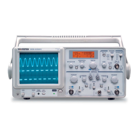 GW Instek GOS-630FC user manual