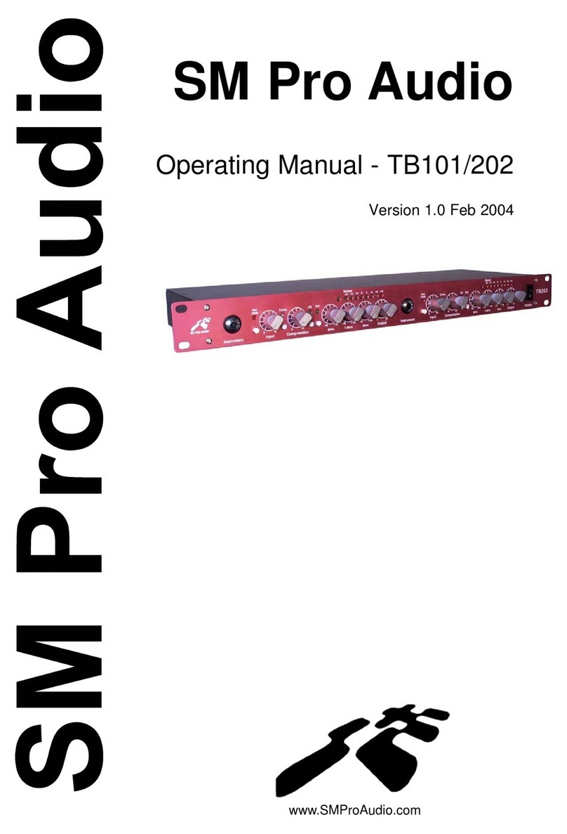 SM Pro Audio TB101 operating manual