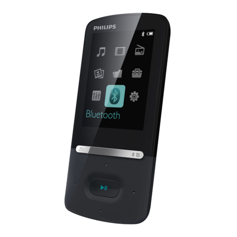 Philips GoGear SA5AZU04 User manual