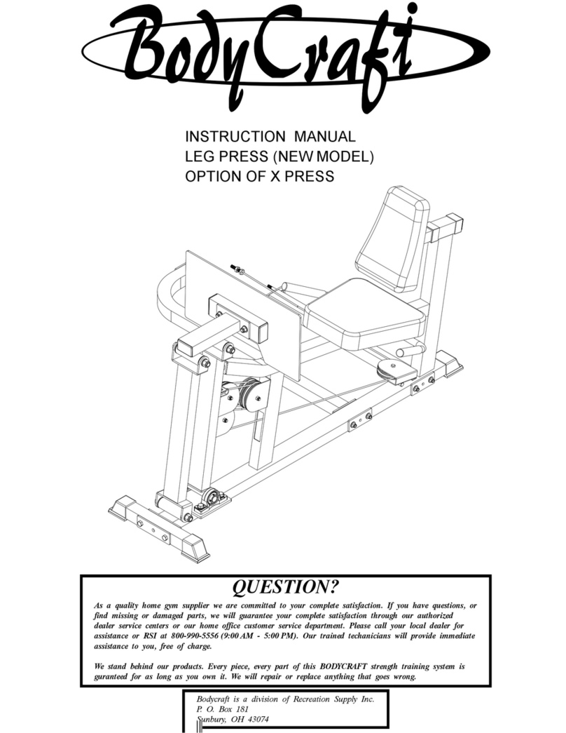 Body Craft Option User manual Body Craft Option User manual