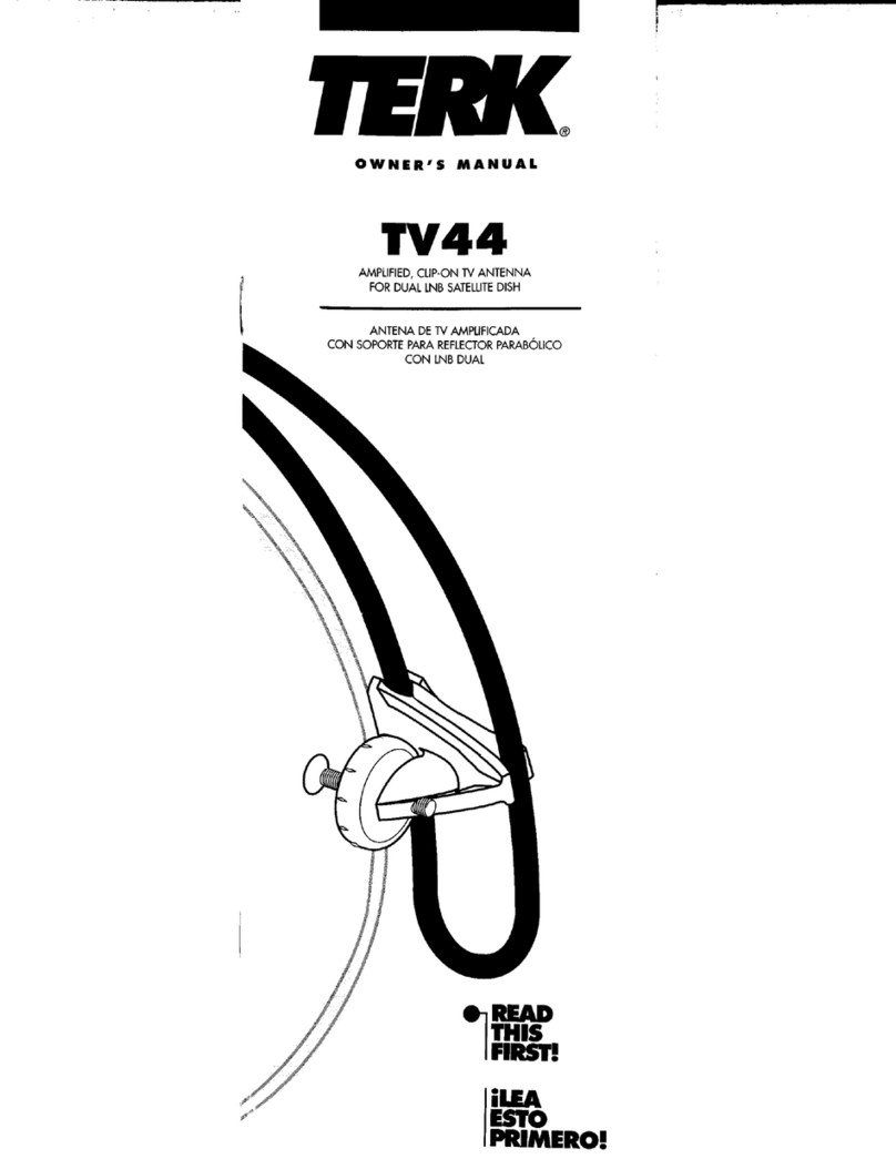 TERK Technologies TV44 owner's manual
