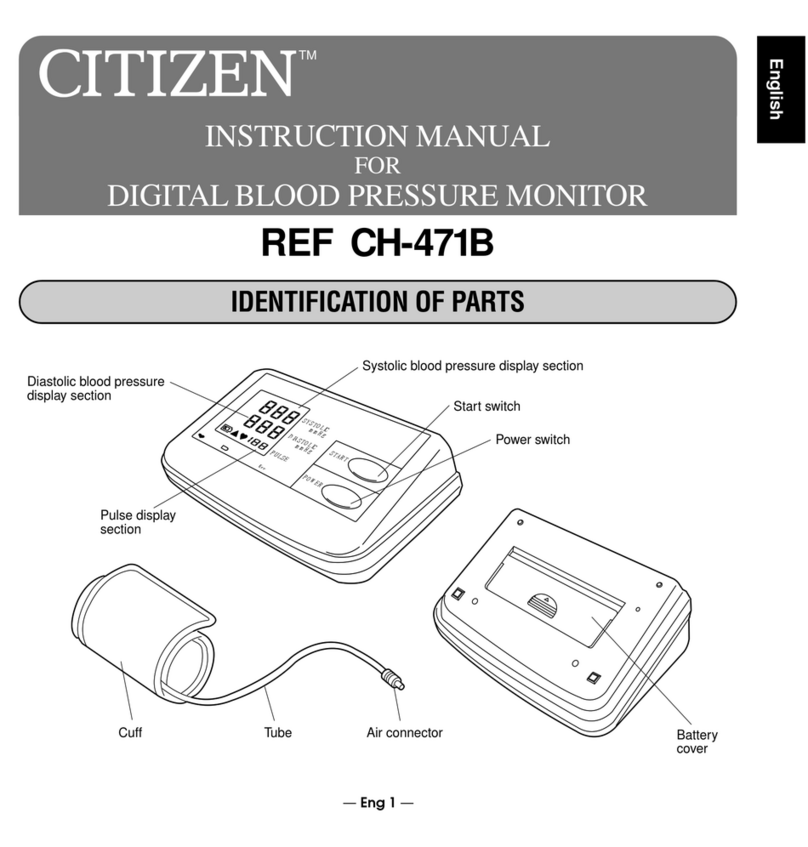 Citizen REF CH-471B User manual Citizen REF CH-471B User manual