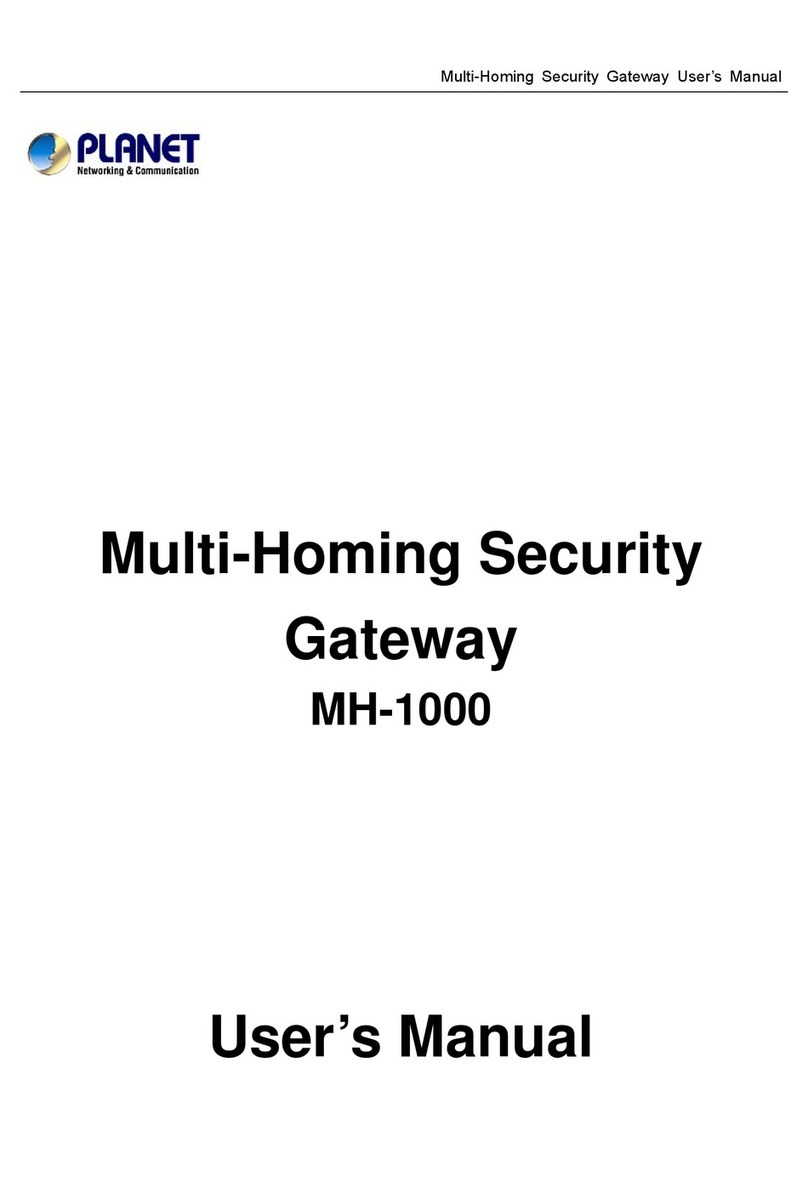 Planet Networking & Communication MH-1000 user manual
