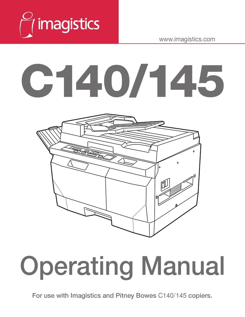 imagistics C140 operating manual