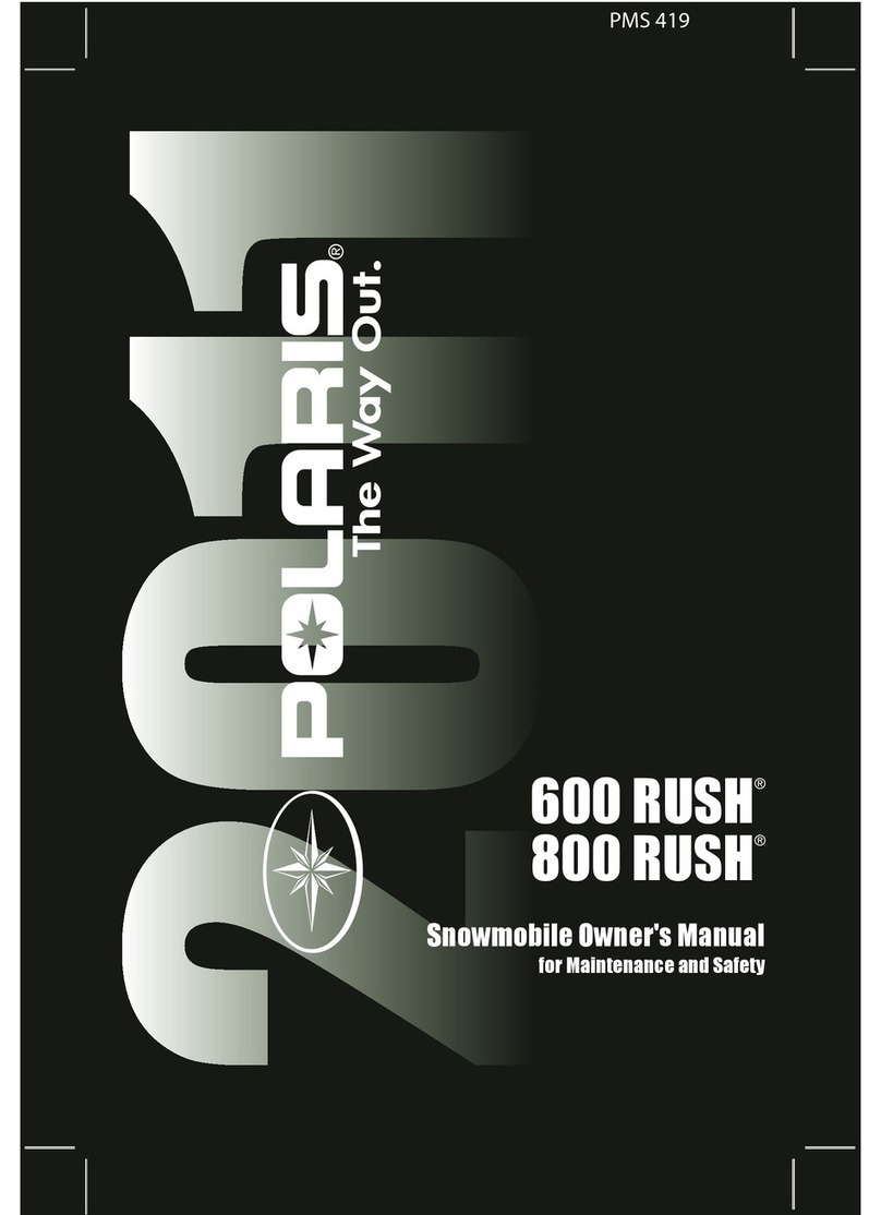 Polaris 600 RUSH PRO-R User manual