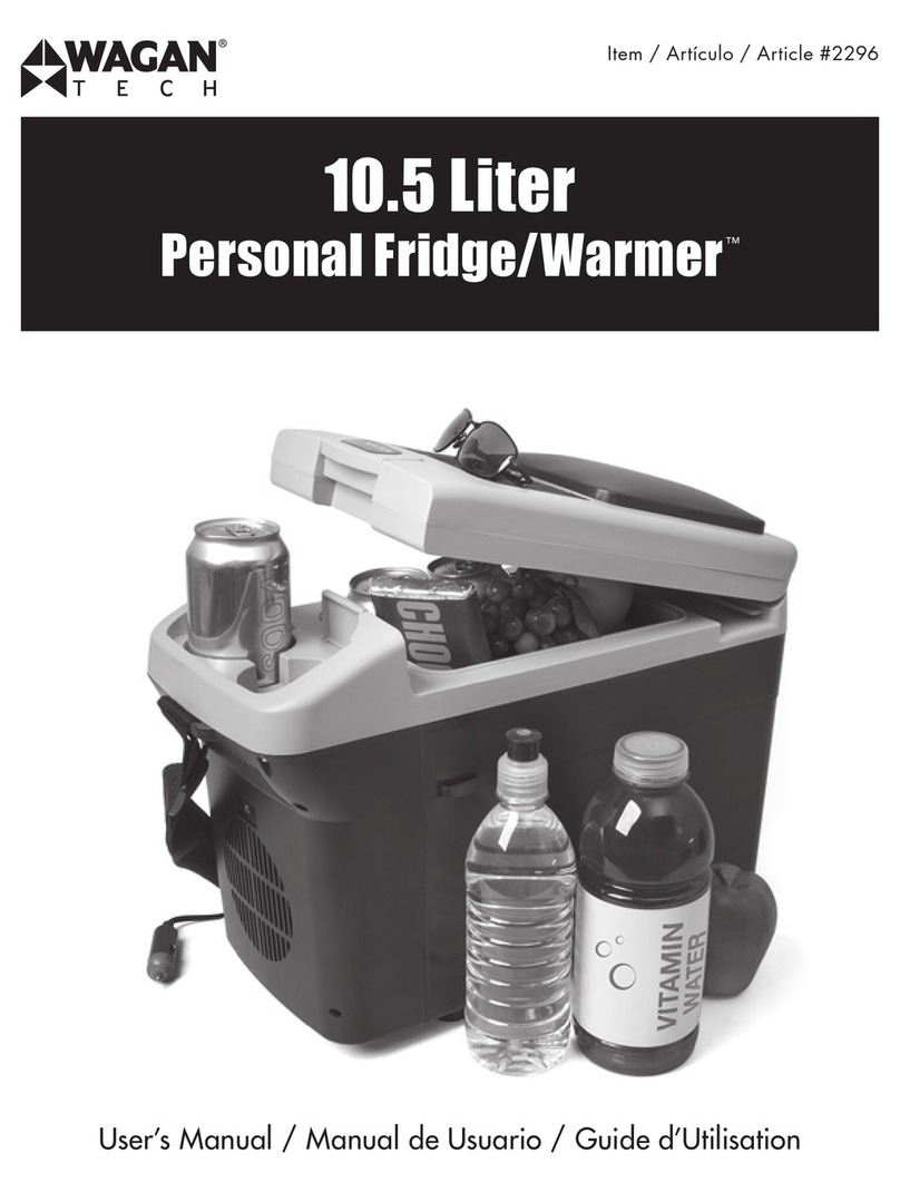 Wagan 10.5 LiterPersonal Fridge/Warmer user manual