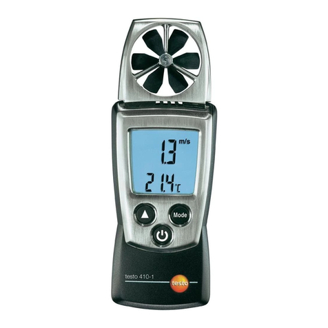TESTO 410-1 instruction manual TESTO 410-1 instruction manual