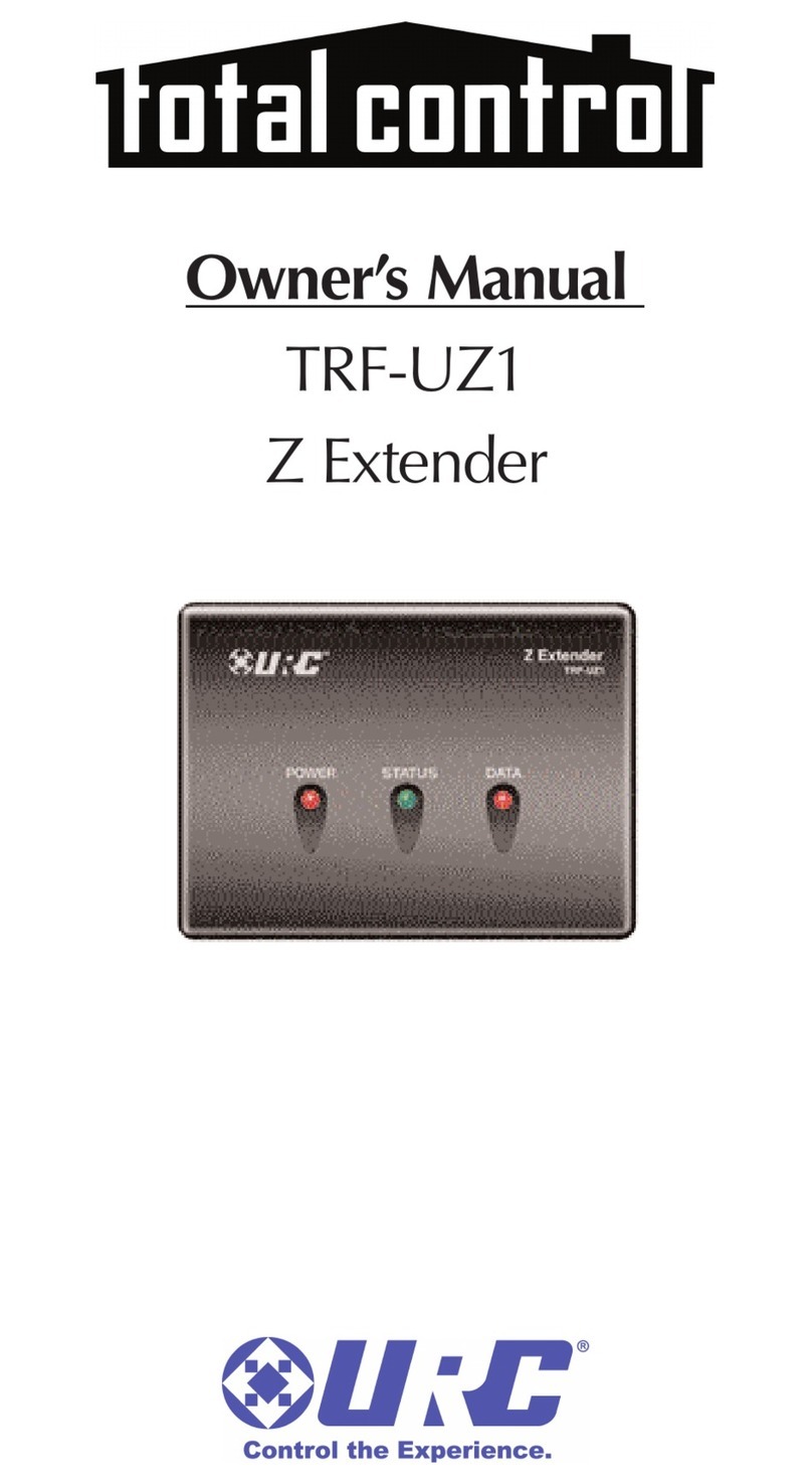 URC Z Extender TRF-UZ1 owner's manual