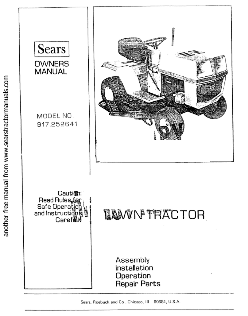 Sears 917.252641 owner's manual
