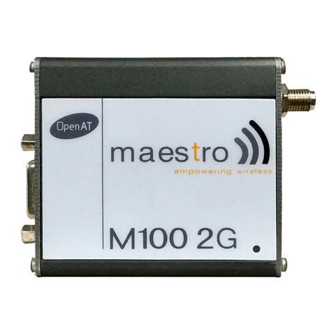 Maestro 100 user manual