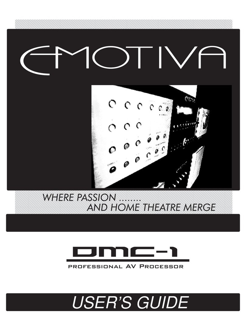 Emotiva DMC-1 user guide