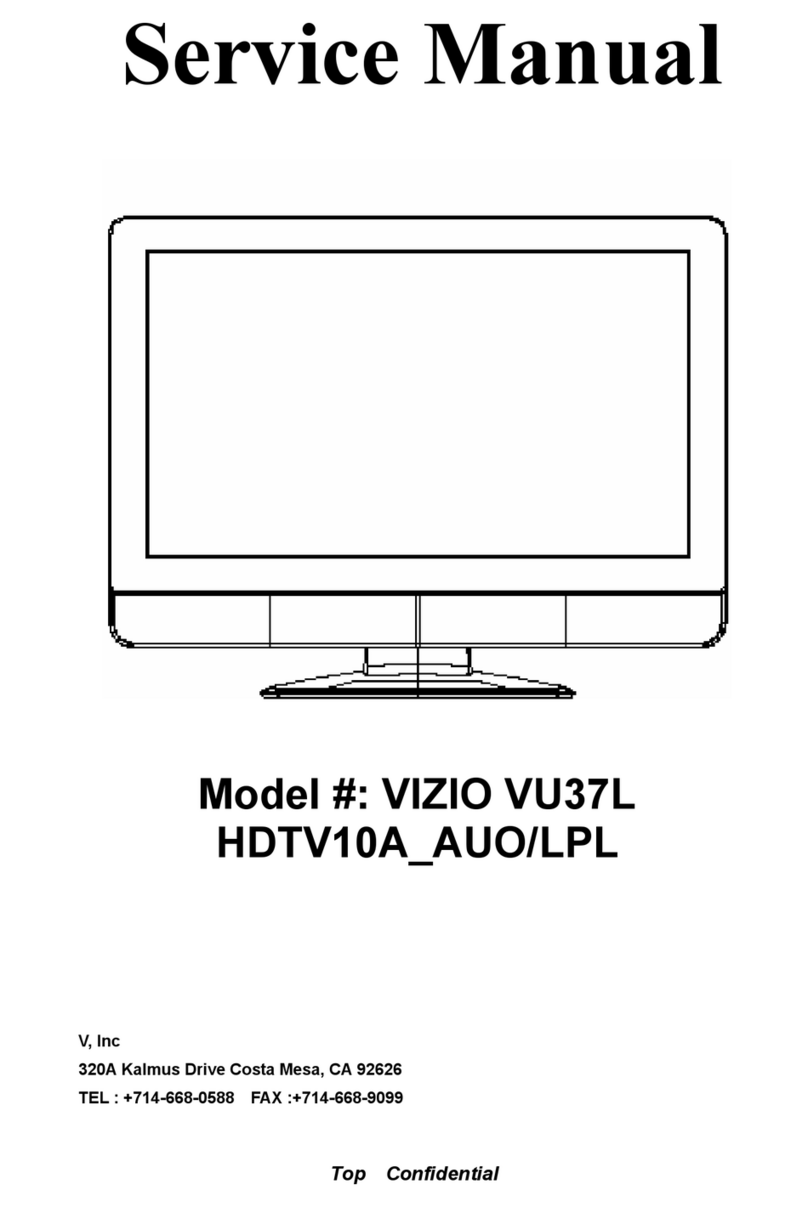 Vizio VU37LHDTV10A_AUO/LPL User manual Vizio VU37LHDTV10A_AUO/LPL User manual