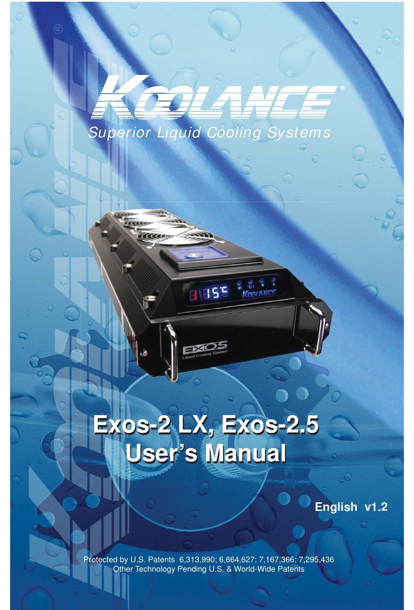 Koolance Exos-2 LX user manual Koolance Exos-2 LX user manual