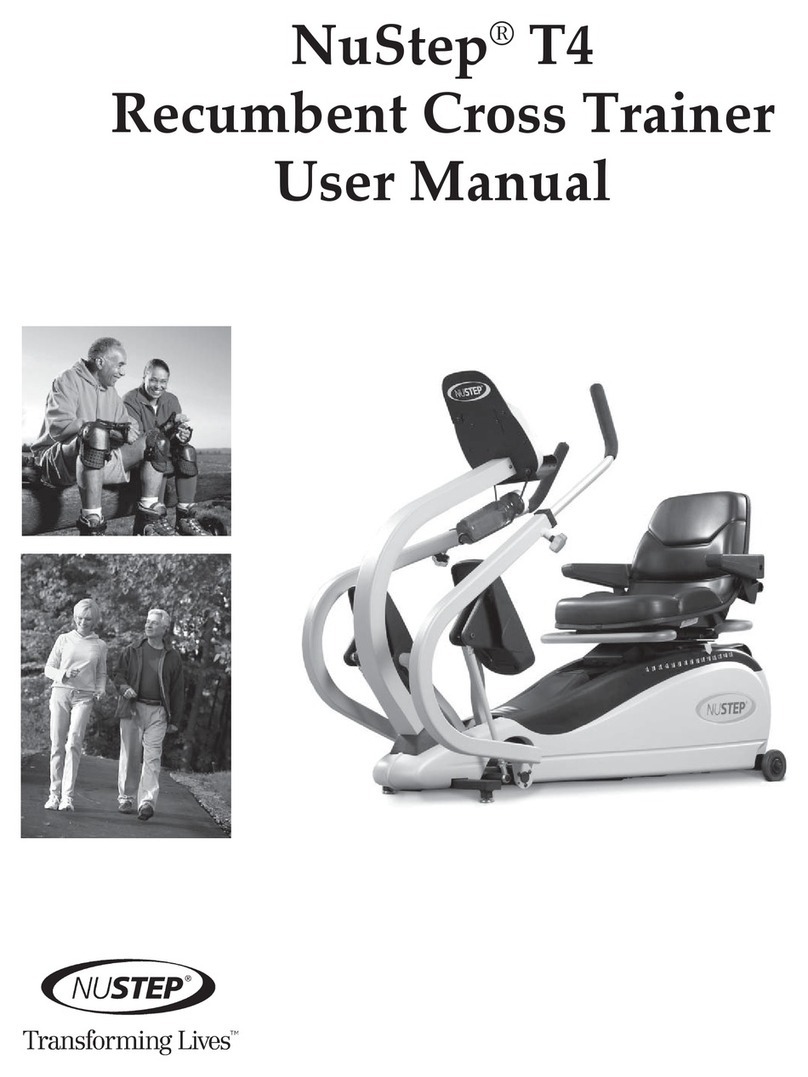 Nustep T4 user manual