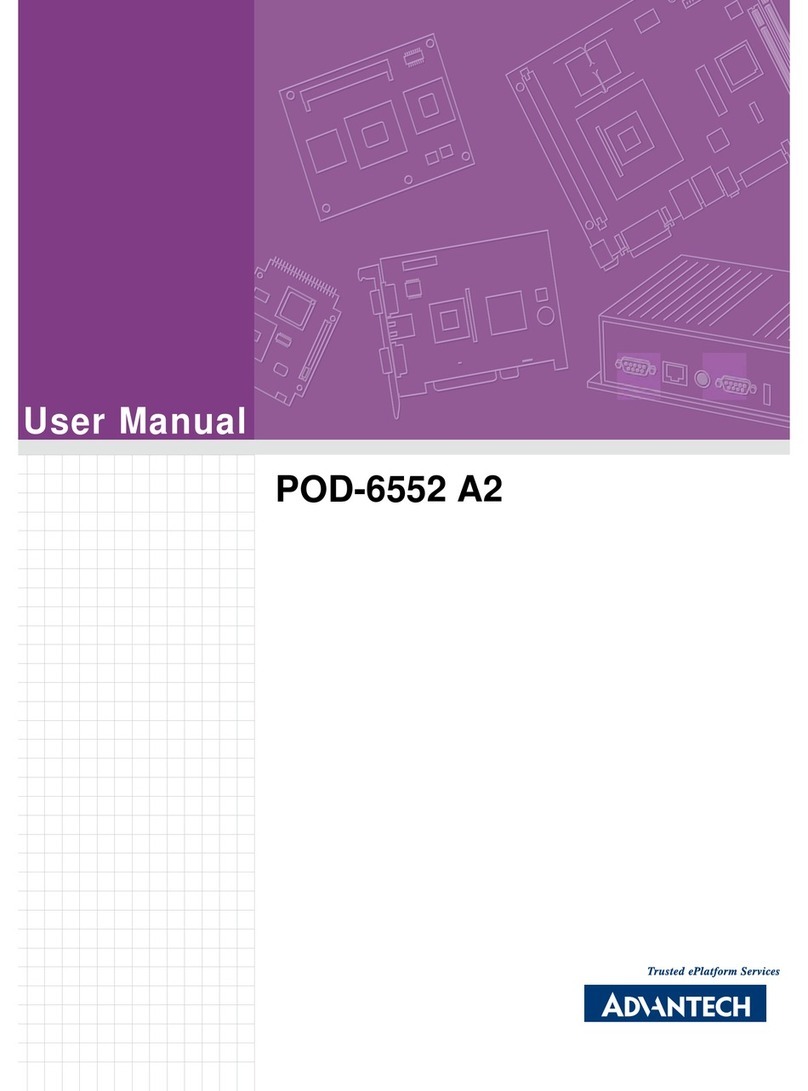 Advantech POD-6552 A2 user manual