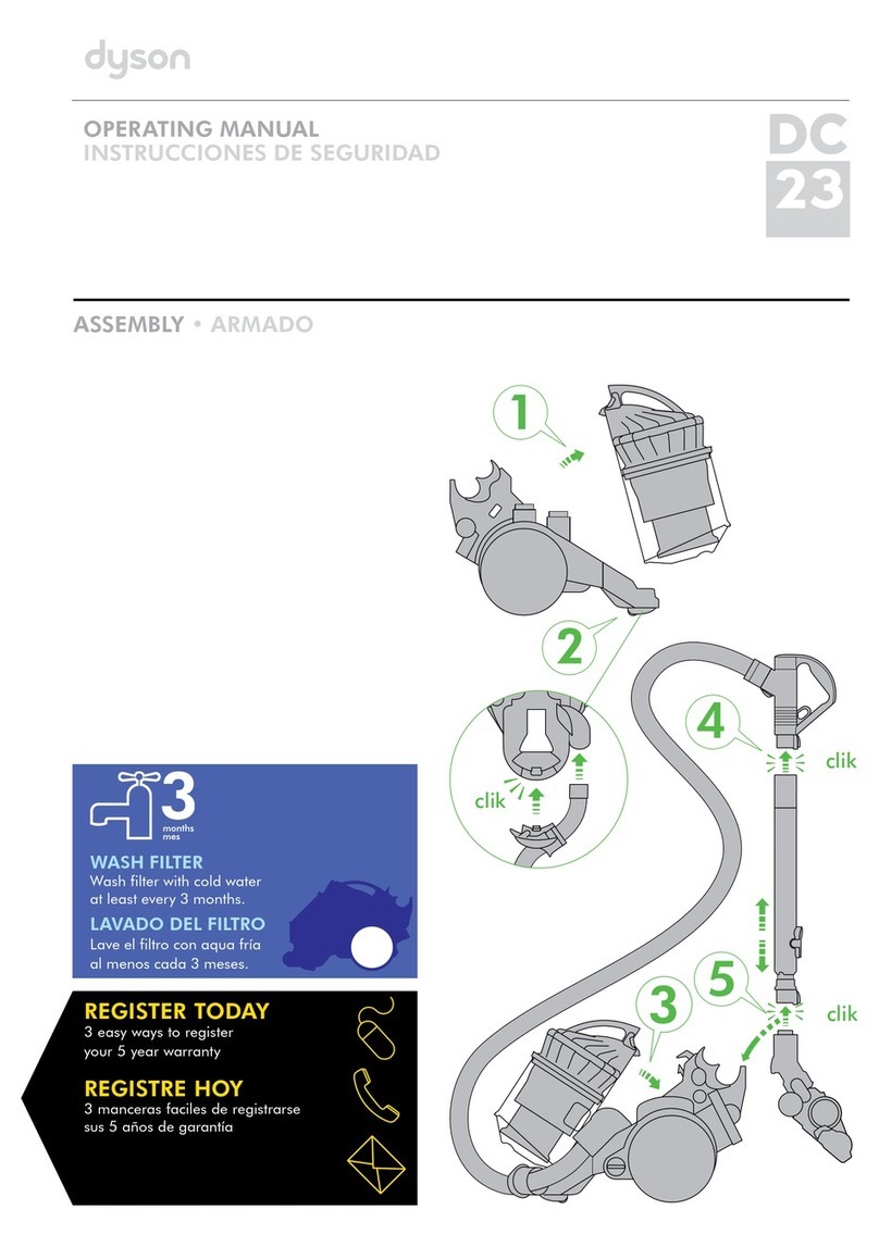 Dyson DC23 Turbinehead operating manual
