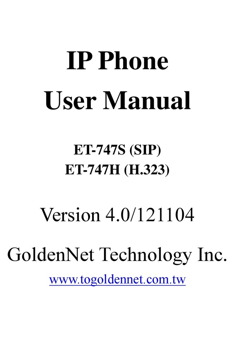 GoldenNet ET-747S User manual