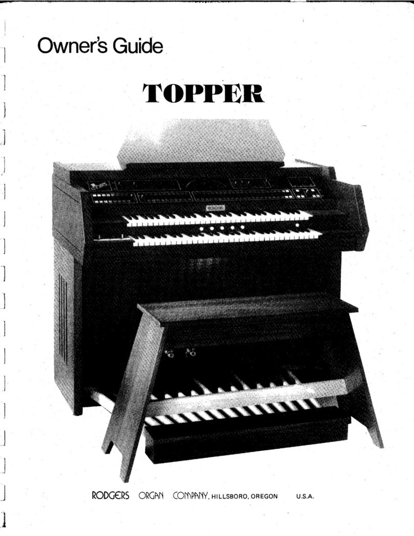Rodgers Topper owner's guide