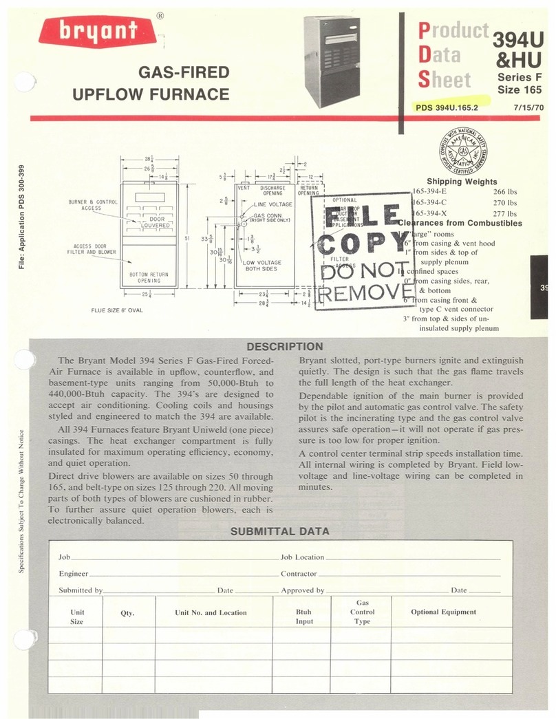 Bryant 394U Operational manual