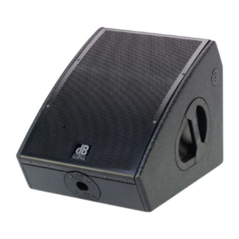 dB Stage Monitor M12-4 PLUS user manual