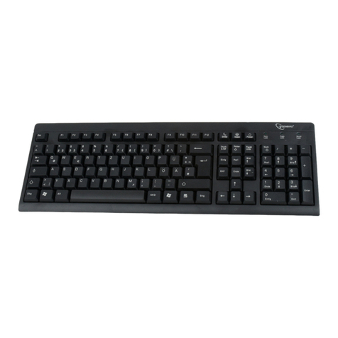 Gembird KB-8300-BL User manual