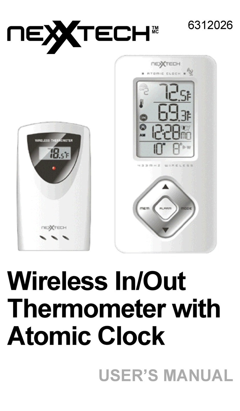 NexxTech Wireless thermometer User manual