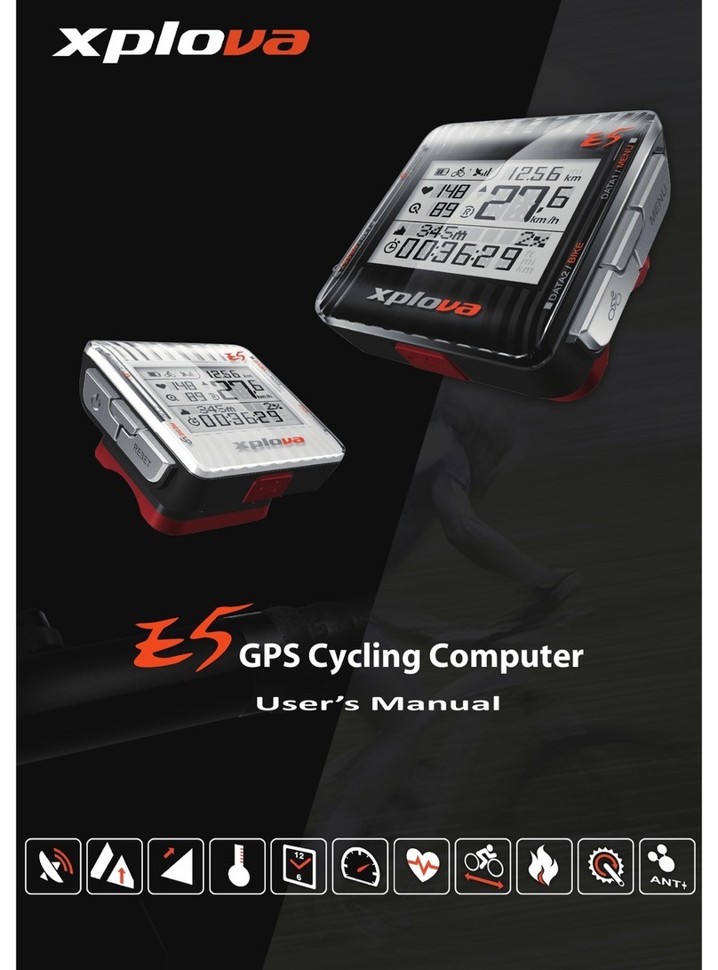 Xplova E5 User manual