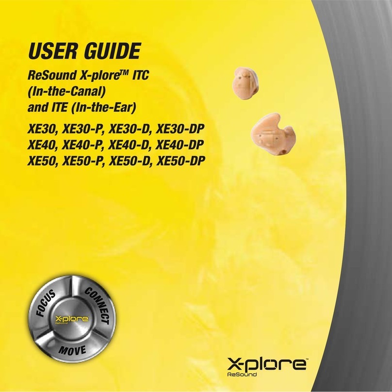ReSound x-Plore XE30 User manual