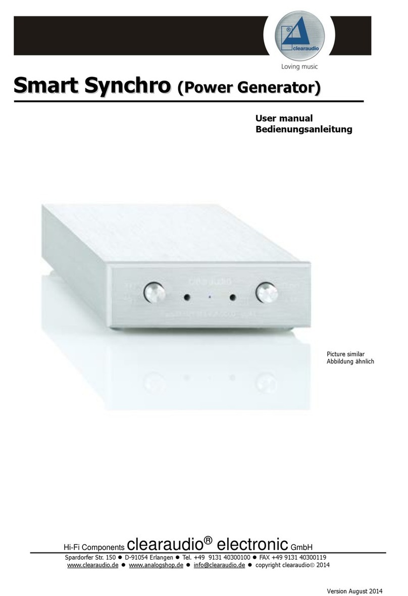 Clearaudio Smart Synchro user manual