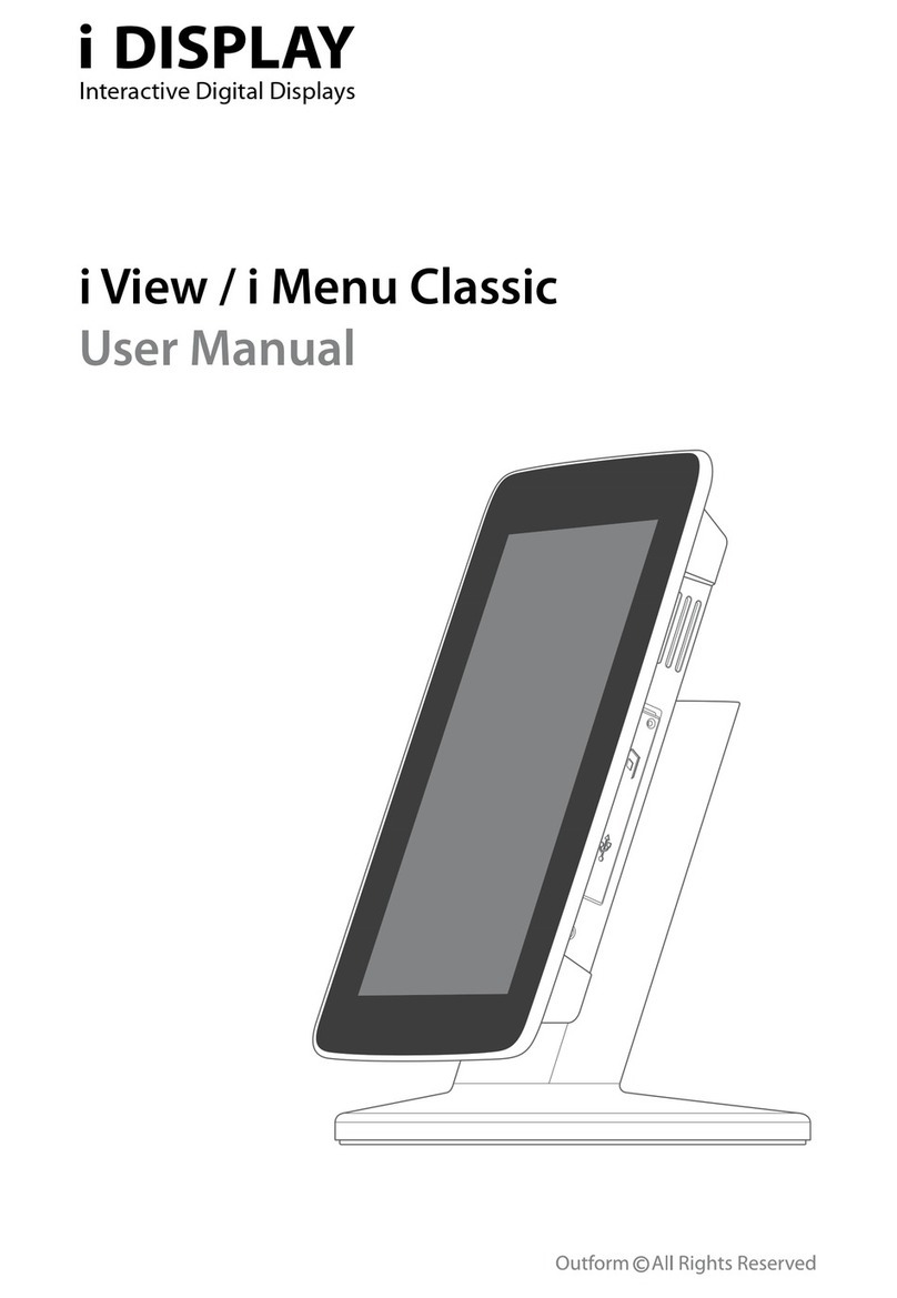 Outform i Display User manual