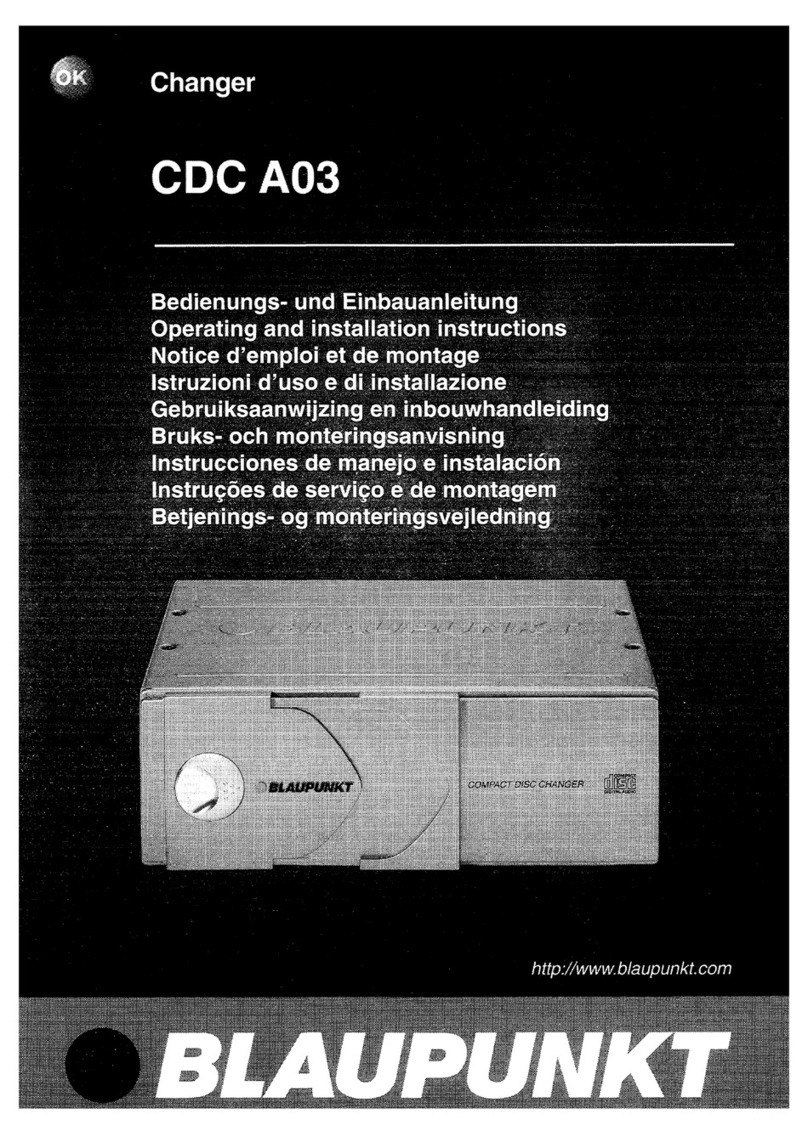 Blaupunkt CDC A03 User manual