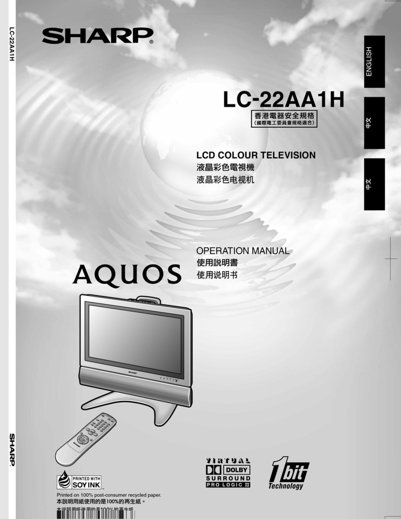 Sharp Aquos LC-22AA1H User manual