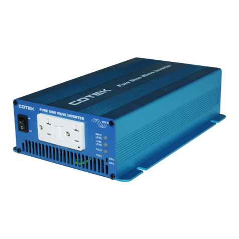 Cotek S600 Series User manual Cotek S600 Series User manual