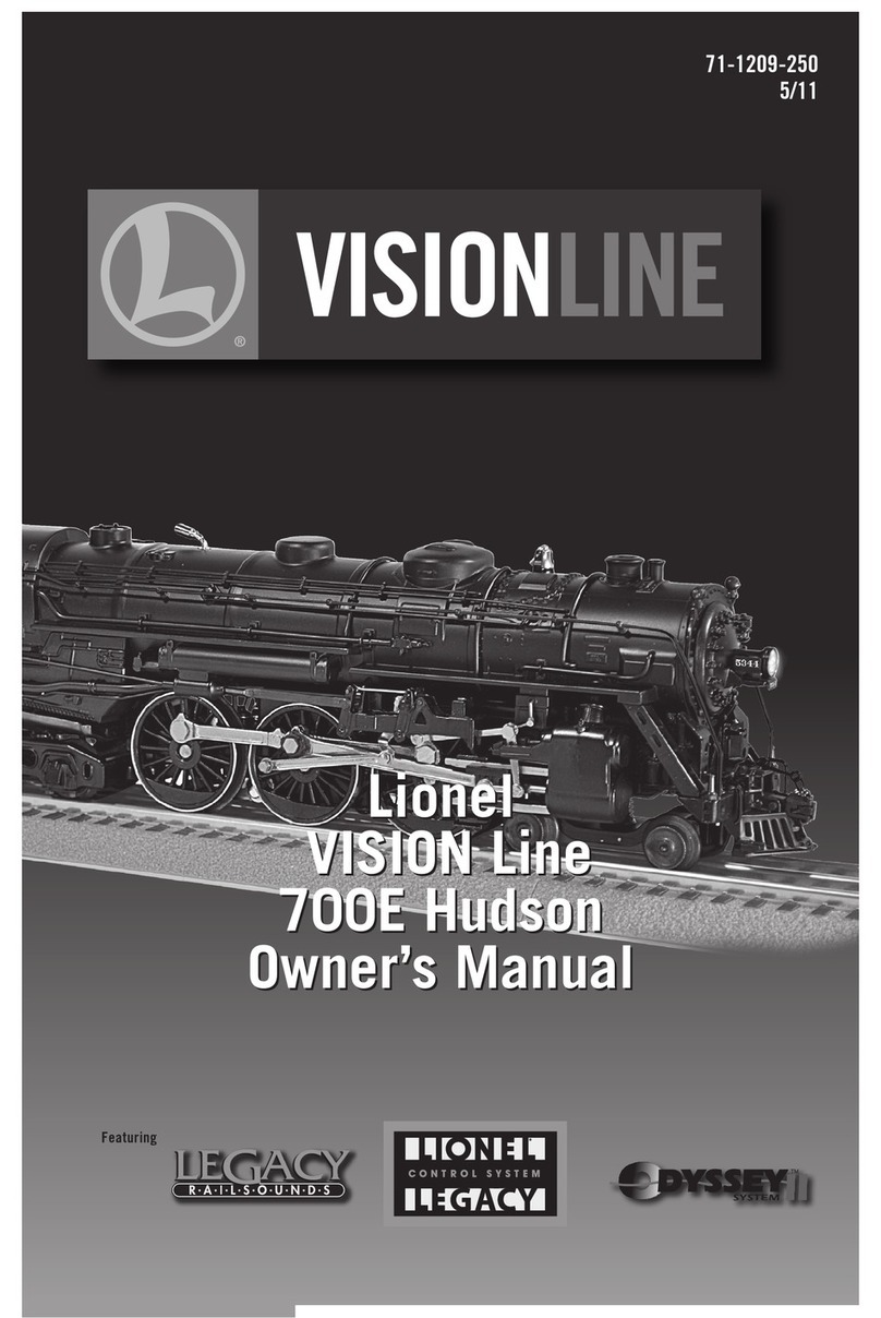 Lionel VISION Line700E Hudson User manual