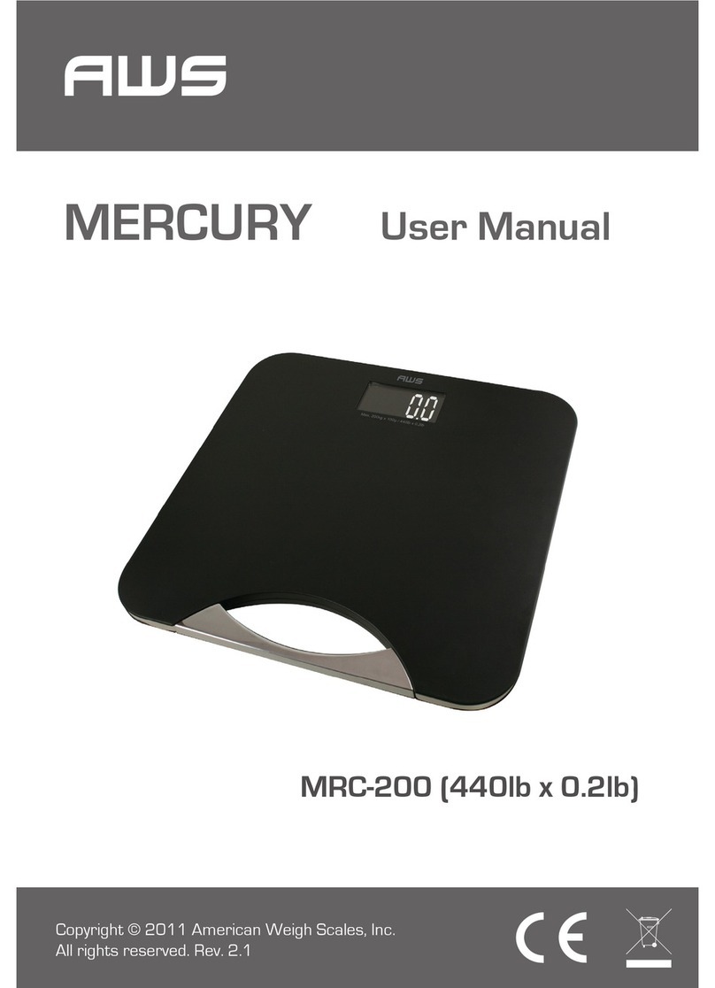 AWS MERCURY MRC-200 User manual