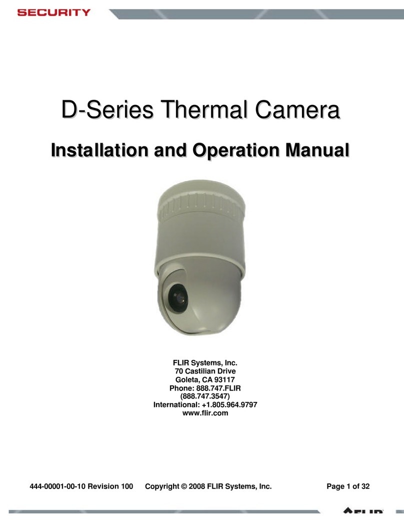 FLIR D-Series C Installation and operation manual