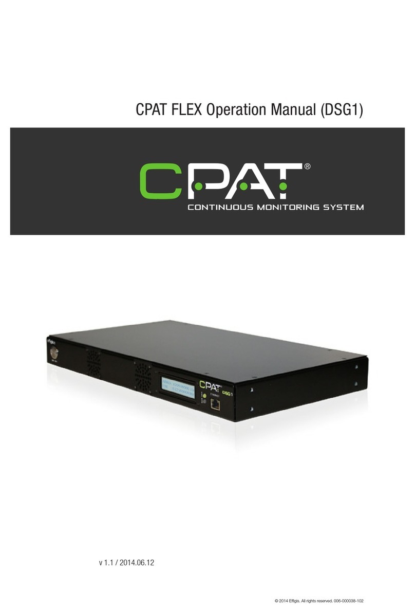 CPAT FLEX DSG1 Operation manual