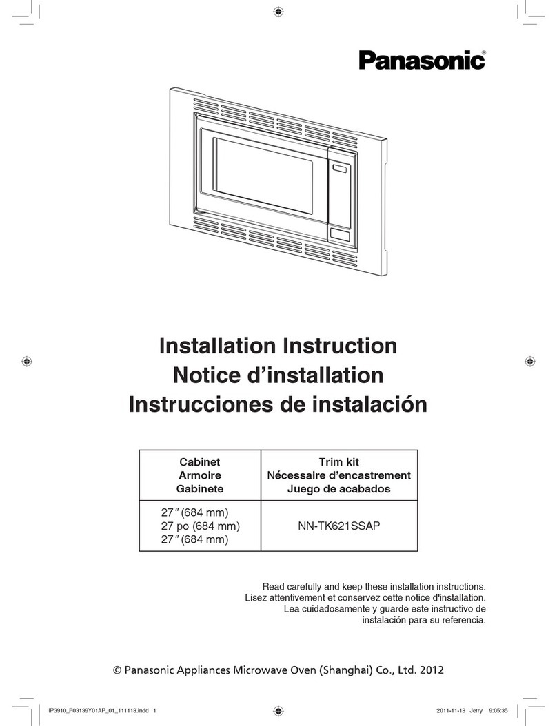 Panasonic NN-TK621SSAP User manual