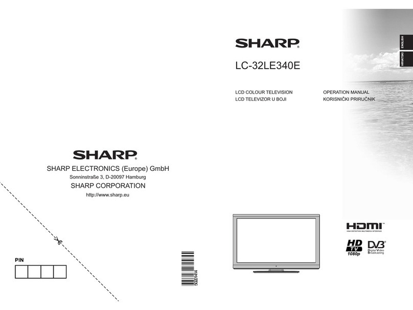 Sharp LC-32LE340E User manual