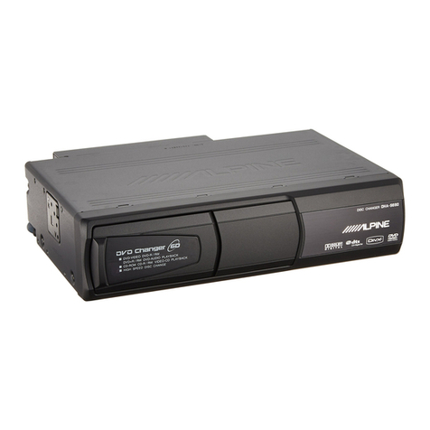 Alpine S690 - DHA - DVD Changer User manual