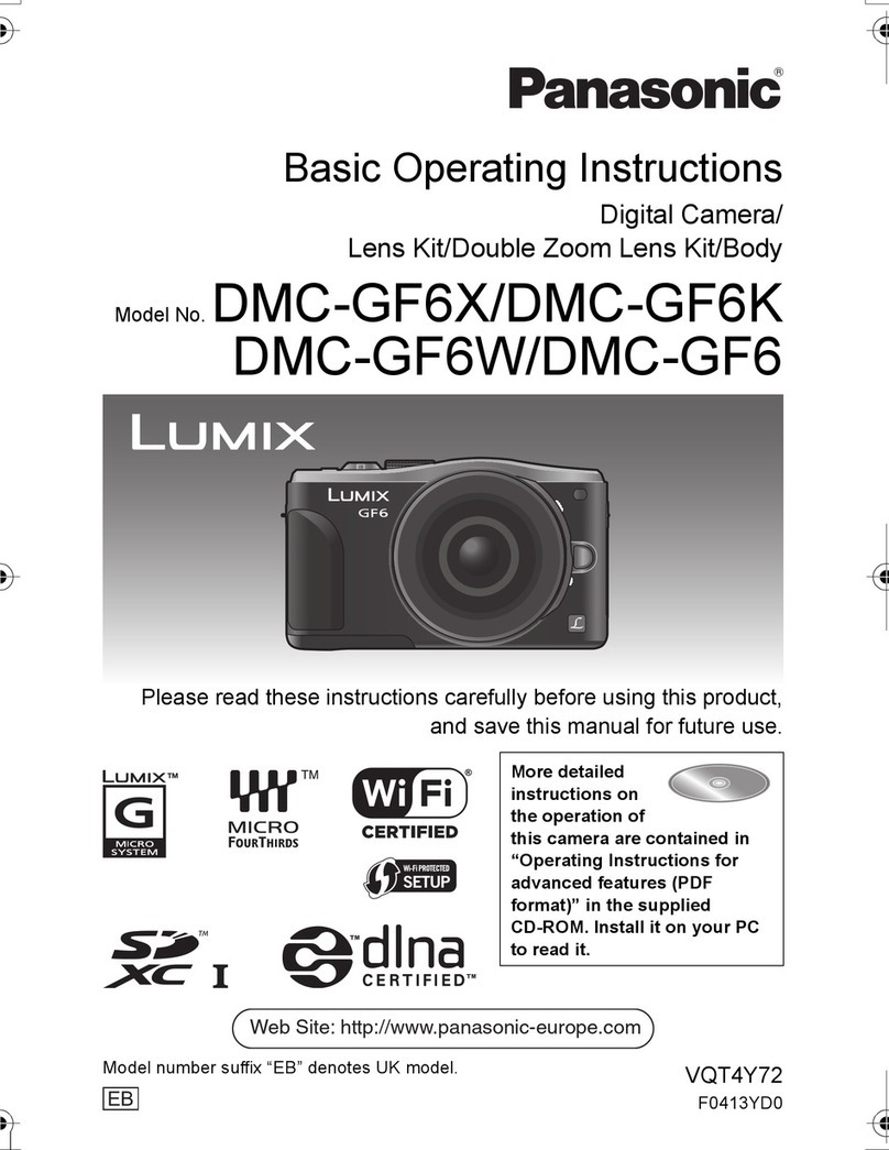 Panasonic DMC-GF6K Basic operating instructions