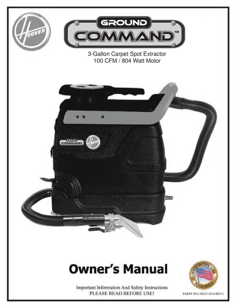 Hoover Ground Command owner's manual