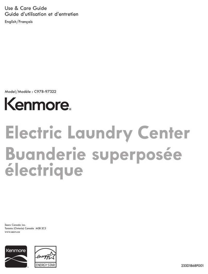 Kenmore C978-97322 User manual
