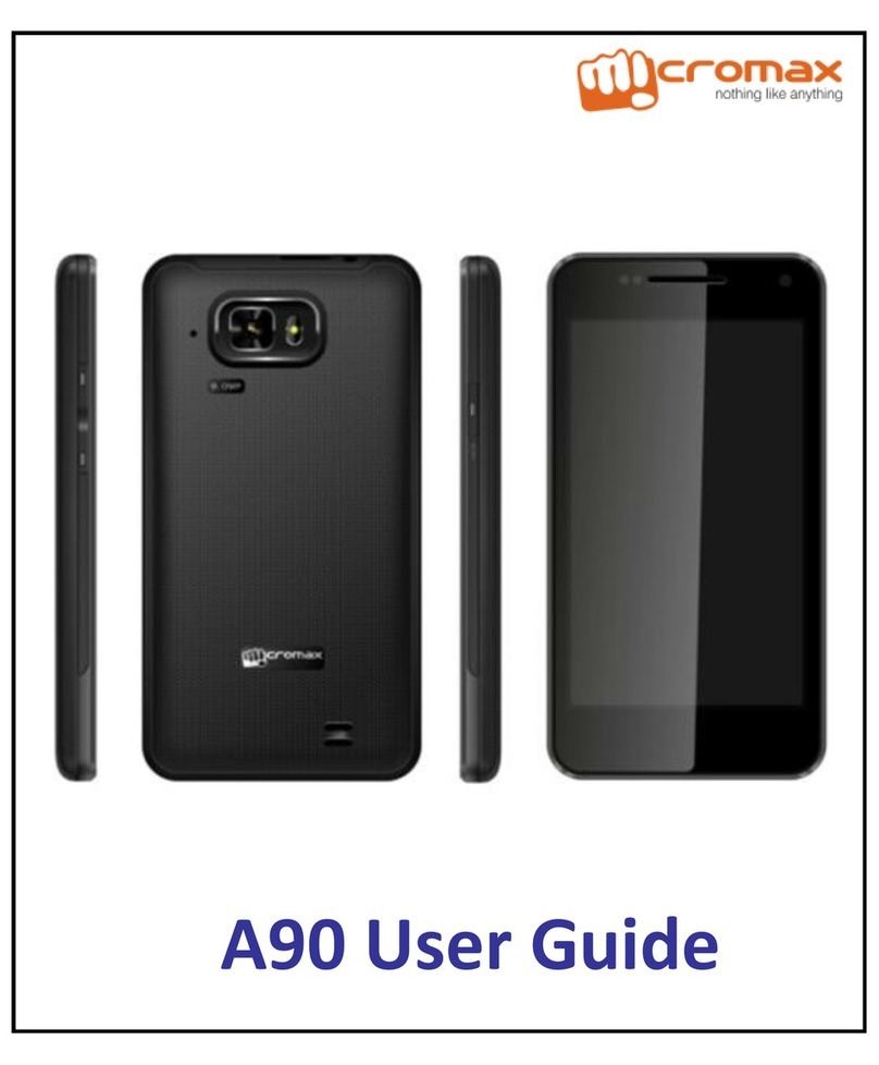 Micromax A90 User manual Micromax A90 User manual